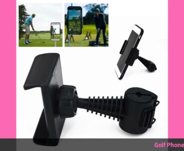 Golf Phone Holder Clip Golf Swing Recording Training Aids Golf Accesso
