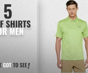 Top 10 Golf Shirts For Men [2018]: Under Armour Men's Performance Polo Short-Sleeve Shirt, Lumos