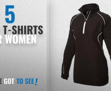 Top 10 Golf T-Shirts For Women [2018]: Sunderland Ladies Mistral Long Sleeve Golf Wind Shirt