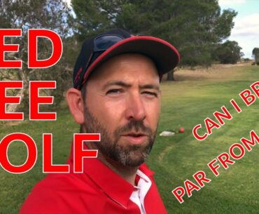 RED TEE GOLF CHALLENGE // improve your short game // will I break par?