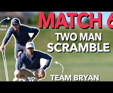 How Low Can We Go? George and Wesley Vs The Course (9 Hole Scramble) | Bryan Bros Golf