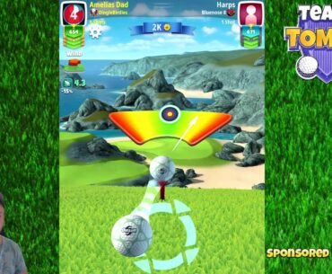 Golf Clash tips, Playthrough, Hole 1-9 - ROOKIE - TOURNAMENT WIND! Coastal Tournament!