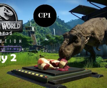 🔵 Let's play - Jurassic World Evolution (Part 22) Secrets Of Dr. Wu DLC - Day 2