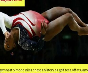 US gymnast Simone Biles chases history as golf tees off at Games |  By : CNN