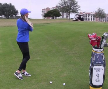 Skill Drills with Meredith Kirk~Establishing a good chipping stance