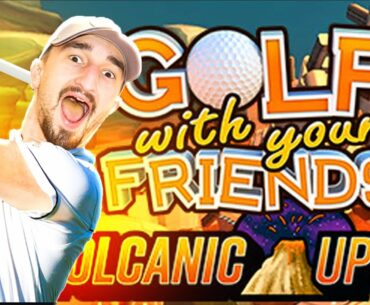 We Went To A VOLCANO In Golf With Friends | JeromeACE