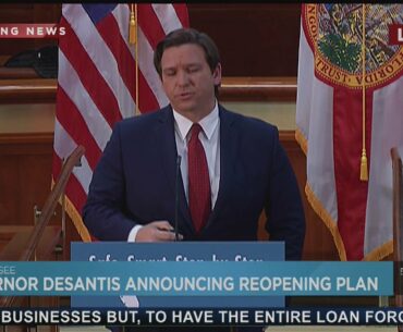 LIVE VIDEO: DeSantis unveils phase 1 of Florida's plan to reopen amid coronavirus pandemic