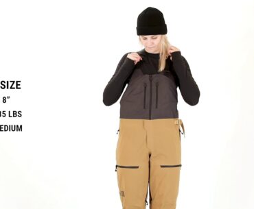 The North Face Women's A-CAD Bib Snowboard Pants Fit Review - Tactics