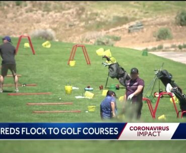 Hundreds flock to NM golf courses as they reopen