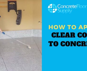 How to Apply Clear Coat to Concrete using our Polyaspartic 80 Slow (Poly 80 Slow)