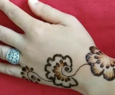 The easiest 3 easy henna patterns