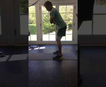 Pelvic Tilts in Golf Stance Find Neutral