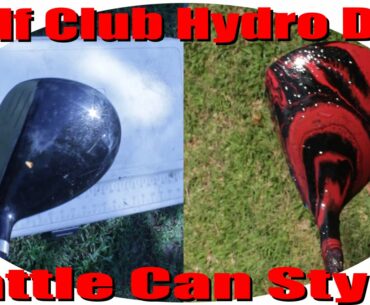 Rattle Can Hydro Dipping 3 Wood Golf Club