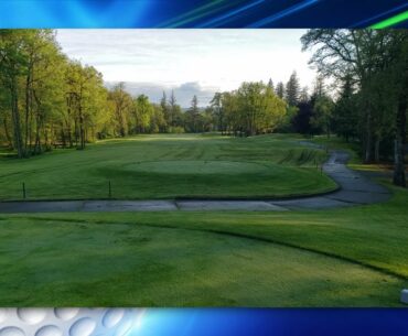 Golfers celebrate the return of their sport