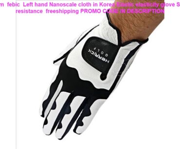 Free Shipping  golf gloves mem  febic  Left hand Nanoscale cloth in Korea Elastic elasticity glove