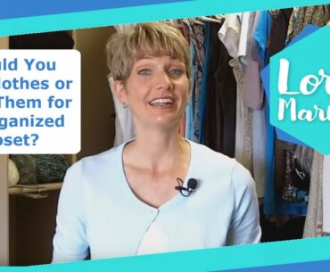 Should You Fold Clothes or Hang Them for an Organized Closet? | Clutter Video Tip