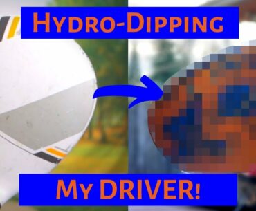 How to Hydro-Dip Golf Clubs