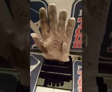 Autographed Tiger Woods Tournament Worn Golf Glove