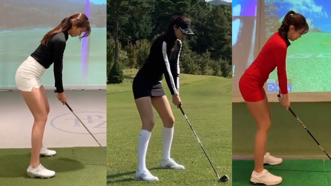 20 Hot Korean Female Golfers In Swing Vietnam Best Iron Golf Shots 02 Swing Vietnam 7070