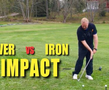 Driver vs Iron at impact...            Golf with Marcus Edblad