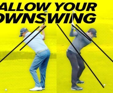 RORY Mcllroy Swing! - Shallow the Downswing! & Rickie Fowler, Adam Scott!