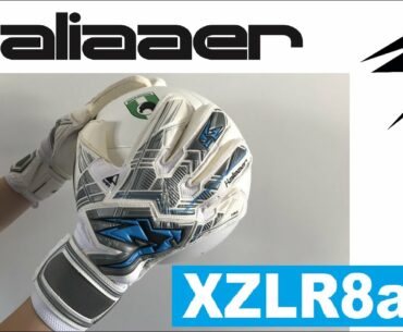 Goalie Gloves Review - Kaliaaer XZLR8aer Hybrid Cut in White / Blue | KA Goalkeeping Gloves