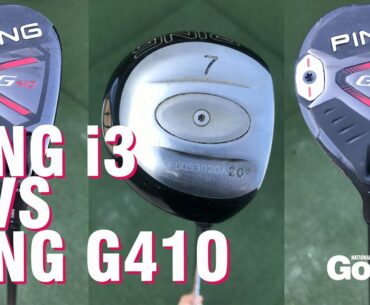 New hybrid vs old fairway wood! How does the Ping i3 7-wood perform against a brand new G410 hybrid?
