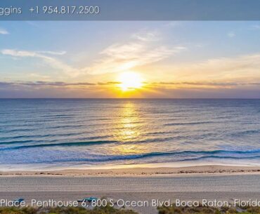 Stunning Beach House at Presidential Place, Penthouse 6, Boca Raton, Florida 33432