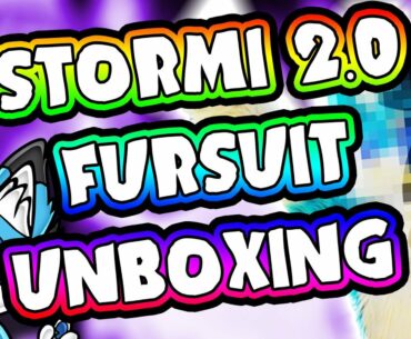 STORMI FOLF 2.0 FURSUIT UNBOXING! (Thunderhowl Studios)