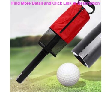 Deal Golf Ball Cylinder Picking Ball Machine Removable Pick-up Barrel Easy Standing Golf Device 30J