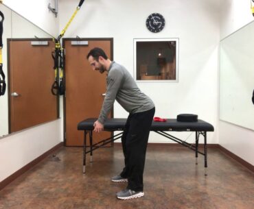 How to find neutral spine for golf stance?