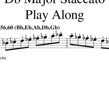 Db Major Staccato Play Along 1 48 52 56 60 7 5 2020 3 13