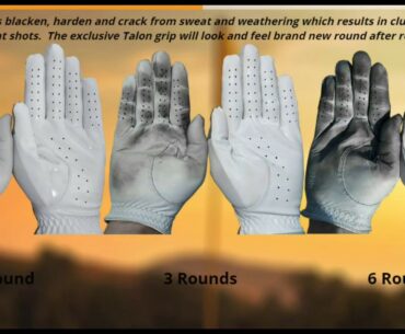 Talon Golf Glove with Patent Pending Grip Technology
