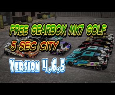 MK7 GOLF 5 SEC CITY. FREE GEARBOX, SUSPENSION VERSI 4.6.5