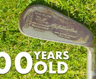 100 Year-Old 7 Iron Only | Pro vs Amateur