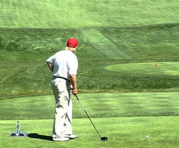 Donald Trump's Hole 1 tee shot at the 2012 AT&T National Pro-Am