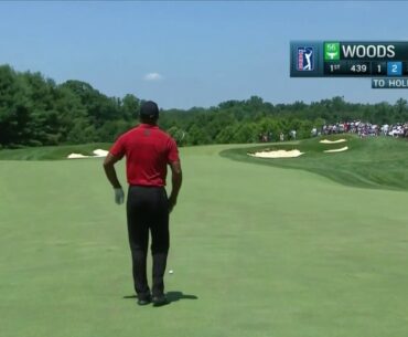 Tiger Woods Quicken Loans Final Round 2018 - shot by shot footage