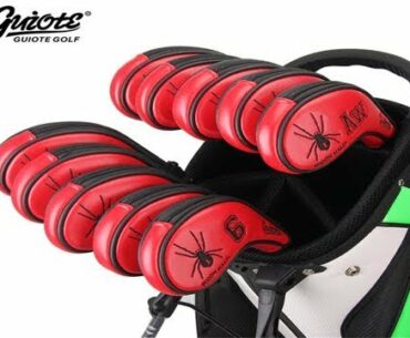 3 Colors Spider Golf Irons Headcovers Zipper Golf Iron Cover Set 3 9pa