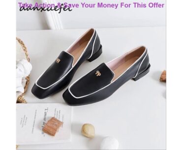 Top plus size 33-43 women's genuine leather slip-on flats loafers brand designer bowtie leisure esp