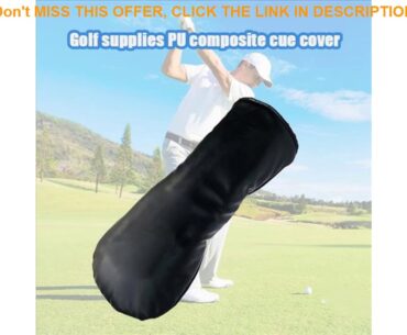 Review Newly Golfs Club Cover Putter Cover PU Leather Portable Protective Accessories for Training