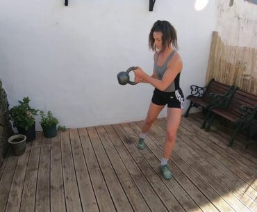Kettlebell Golfers Twist Staggered Stance Revers Grip
