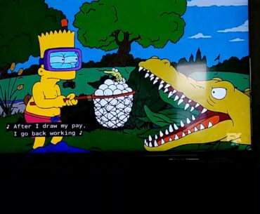 Bart Simpson finding golf balls ⛳