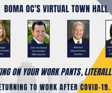 Webinar Virtual Town Hall: Putting On Your Work Pants, Literally. Returning to Work After COVID-19.