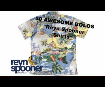 50 Awesome Items To Sell On EBay #1 Reyn Spooner Hawaiian Shirts