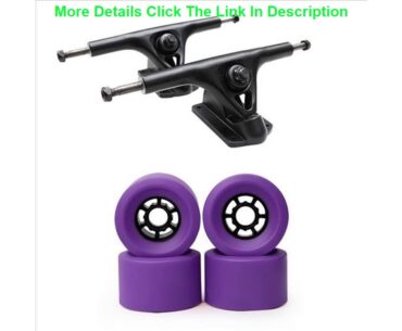 "83mm Soft Skateboard Wheels With Truck Set 7.25"" Longboard Wheels Skateboard Aluminium alloy Bri