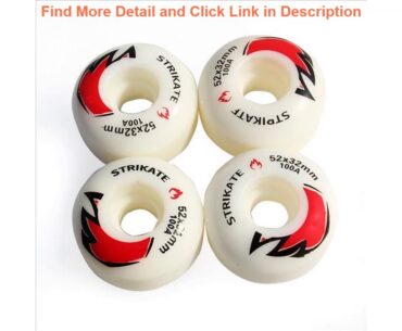 4pcs/lot Skateboard Wheels 52x32mm  Durable PU Wheel Longboard Cruiser Wheels With High Rebound fi