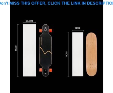 Best New Arrivals 126*27cm Longboard Clear Longboard Scooter Sandpaper Sticker Skateboard Thickened