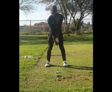 Nhlanhla Lux golf swing
