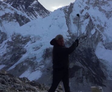 Highest Golf Tee offs above 5000 meters in altitude | High altitude tee-offs in the Himalayas.