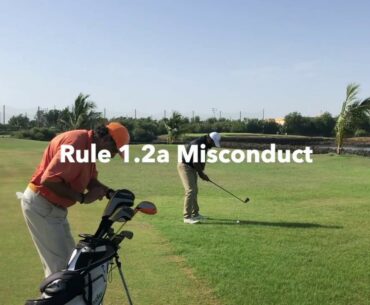 Golf Rules in Urdu Rule 1 . 2a Misconduct